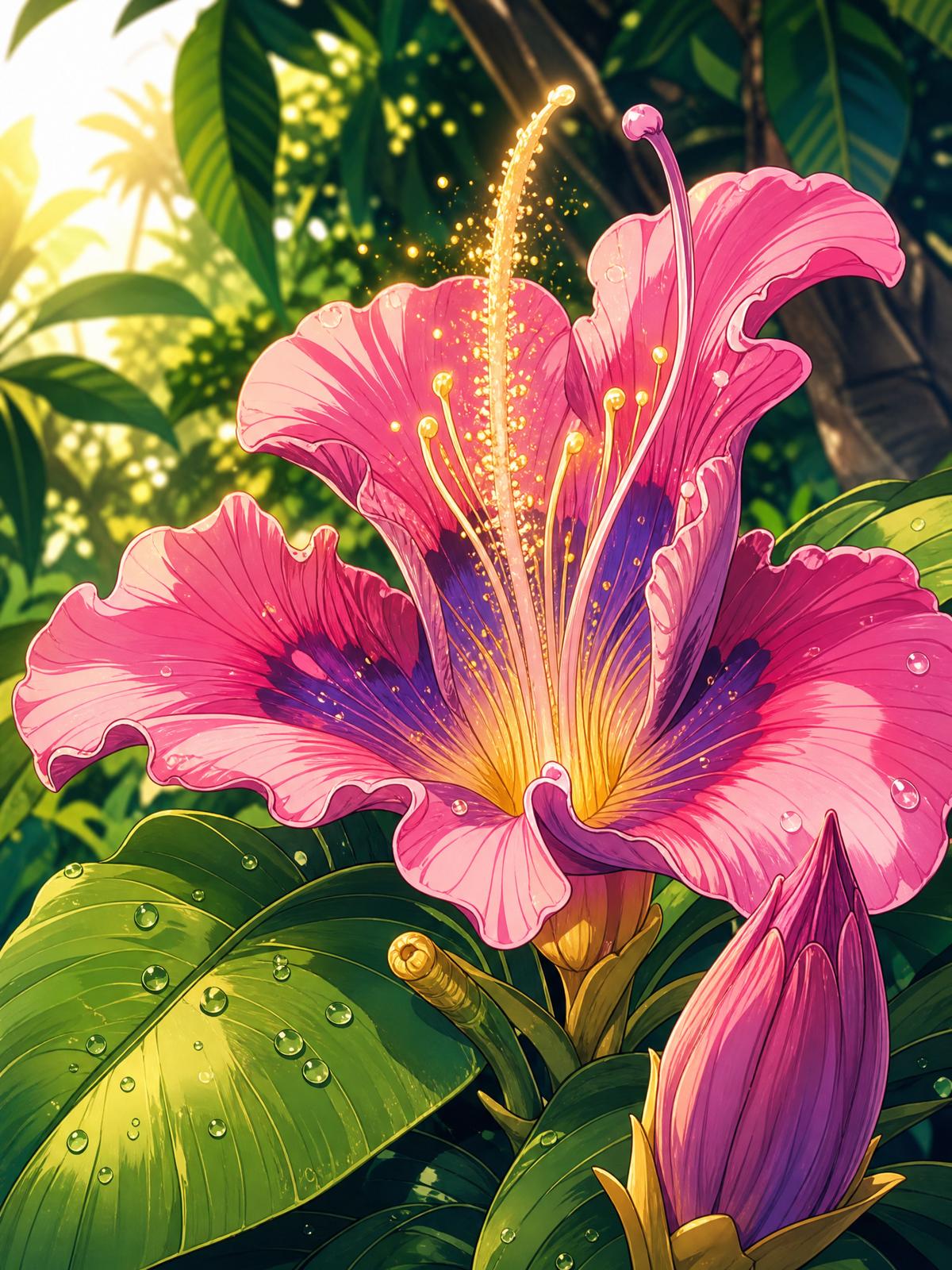蜜芽【蜜芽植物视频】热带雨林珍稀兰花完整开花视频教程